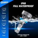 H11/H8/H9 Light Bulb, 40000LM Super Bright, 6500K Cool White H11 Fog Light Bulb, IP68 Waterproof, Pack of 2