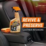 Armor All Car Leather Cleaner Spray, Beeswax Leather Care Spray for Cars, Trucks, Motorcycles, 16 Oz Each