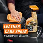 Armor All Car Leather Cleaner Spray, Beeswax Leather Care Spray for Cars, Trucks, Motorcycles, 16 Oz Each