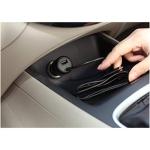 Amazon Basics 30W USB Car Charger, 1 USB-C (18W) Cable with PD, 1 USB-A (12W) Port, for Phones (iPhone 16/15/14/13/12/11/X, Samsung, and more), Black