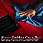 Turtle Wax 53410 Hybrid Solutions Ceramic Wet Wax, One Step Shine and Protection Solution, Extreme Water Beading, Keeps Vehicle Cleaner for Longer, No Streaks, 26 oz. (Pack of 1)