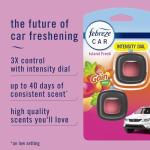 Febreze Car Odor-Fighting Air Freshener Vent Clip with Gain Scent, Island Fresh, 1 count