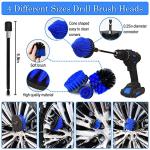 27Pcs Car Detailing Kit, Car Detailing Brush Set, Auto Detailing Drill Brush Set, Car Detailing Brushes, Car Wash Kit, Car Accessories, Car Cleaning Tools Kit for Interior, Exterior, Wheels