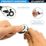 OTLOOMTBT 46 Pieces 1/4 Inch Drive Industrial Grade Socket Ratchet Wrench Set, with Bit Socket Set Metric and Extension Bar for Auto Repairing and Household, With Thickened Storage Case