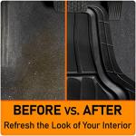 Armor All 4-Piece Floor Mats, Trim-to-Fit All-Weather Mats for Cars, Trucks, SUVs — Black