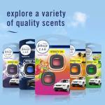 Febreze Car Odor-Fighting Air Freshener Vent Clip with Gain Scent, Island Fresh, 1 count