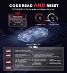 Obd2 Scanner with Battery Tester Enhanced fixd car Diagnostic Tool Code Reader for Cars and Trucks Check Engine Light Reader Clears Vehicle Error Codes for All OBD II Since 1996