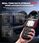 Obd2 Scanner with Battery Tester Enhanced fixd car Diagnostic Tool Code Reader for Cars and Trucks Check Engine Light Reader Clears Vehicle Error Codes for All OBD II Since 1996