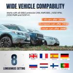 OBDMATE Car Scanner, OM201 Check Engine Code Reader OBDII Diagnostic Tool with Wireless Printing | Graphic Live Data| EVAP Test | DTC Lookup, Yellow