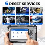 OBD2 Scanner TOPDON AD500, Oil SAS Throttle TPMS BMS EPB Reset, Engine ABS SRS Transmission, Diagnostic Scan Tool, AutoVIN, Car Check Engine Code Reader with Battery Test, Lifetime Wi-Fi Free Update