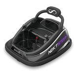 SereneLife 12V Electric Bumper Car for Kids – Remote Control Option, 360° Spin, LED Lights, Safety Belt, Kids Toddler Baby Bumper Car 3-8 Years (Black)