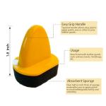 10 Pack Foam Shoe Polish Dauber,Mineral Oil & Wax Leather Cream Sponge Applicator,Leather Shining & Polishing Tool,Shoe Cream & Leather Conditioner Brush for Shoes,Boots,Bags,Jackets,Car Seats ect.