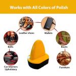 10 Pack Foam Shoe Polish Dauber,Mineral Oil & Wax Leather Cream Sponge Applicator,Leather Shining & Polishing Tool,Shoe Cream & Leather Conditioner Brush for Shoes,Boots,Bags,Jackets,Car Seats ect.