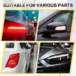 Patelai 16.4 ft x 2 Inches Self Adhesive Repair Light Tape Auto Tail Fog Lights Tint Headlight Lens (Red, Clear, Rolls)