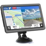 GPS Navigation for Car Truck Navigator - Navigation System 9 Inch Touchscreen, 2025 US/CA/MX Offline Maps Lifetime Free Update, Voice Guidance, Speed Cam Warning, Vehicle RV GPS para carros Trucker