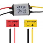 2PCS 12V to 6V Car Power Voltage Converter DC 9V-22V 12V to DC 6V Buck Voltage 3A 18W Waterproof High Efficiency Step Down Volt Module Power Supply Adapter for Auto Car Truck Vehicle Boat Solar System