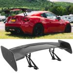 JMTBNO 47 Inch GT Rear Spoiler for Car, Carbon Fiber GT Style Truck Wing Spoiler Compatible with Chevy Corvette Camaro Nissan Lexus Ford Mustang Hyundai Elantra Honda Civic Nissan Toyota Mazda