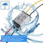 2PCS 12V to 6V Car Power Voltage Converter DC 9V-22V 12V to DC 6V Buck Voltage 3A 18W Waterproof High Efficiency Step Down Volt Module Power Supply Adapter for Auto Car Truck Vehicle Boat Solar System