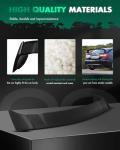 SCITOO Spoiler Wing Fits for 2012-2015 for Honda Civic Sedan Matte Black Mug Style Rear Trunk Spoiler Wing