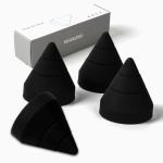 muekzru car Bumper Guards,Adhesive car Bumper Spikes,Personalized Anti-Collision Silicone Particles,Multi Purpose DIY car and Motorcycle (Black)