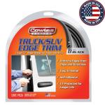 Cowles Custom - 8 ft of Black Truck/SUV Door Edge Guards, U-Shape PVC Edge Trim Stays on with Self Adhesive Hot Melt Glue Protects from Scratches/Dings and Opening into Walls or Other Cars