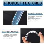 Arwrilt 4 PCS Car Door Anti-Collision Strip, Rearview Anti-Impact Sticker, Door Protection Decorative Covers, Door Edge Bumper Guard, Universal Car Side Door Edge Protector (Black)