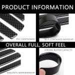 Luminuti 4 Pcs Car Door Edge Guard, Anti-Collision Car Bumper Guard Strip, Car Side Door Edge Guards Protector Strips Trim Cover, Universal for All Cars SUV (Black)