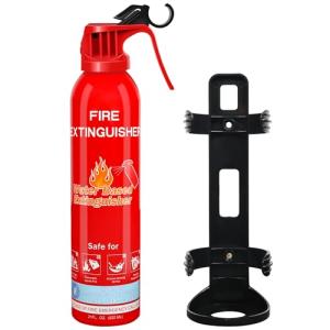 Fire Extinguishers for Home, 1 Pack Vehicle Fire Extinguishers for A B C K Fire Types, Portable Extinguisher for Car Boat Kitchen House Office Garage Marine