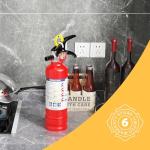 Ougist ABC Dry Powder Fire Extinguisher, 2.5 lb – 1-A:10-B:C Rated, Fire Extinguisher for Home, Kitchen, Office & Vehicle, Fire Extinguisher with Easy-Grip Handle & Quick Release, Model FF1KG,2 Pack