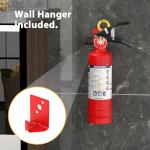 Ougist ABC Dry Powder Fire Extinguisher, 2.5 lb – 1-A:10-B:C Rated, Fire Extinguisher for Home, Kitchen, Office & Vehicle, Fire Extinguisher with Easy-Grip Handle & Quick Release, Model FF1KG,2 Pack