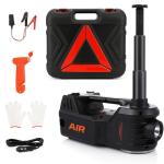 FEANISIFEI Electric Car Jack 5 Ton 12V Floor Jack with Inflator Pump Portable Hydraulic Jack Vehicle Lift for Car SUV Sedan MPV Tire Change with Led Light