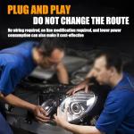 GKmow 2 PCS H7 Car Halogen Bulb, 12V 100W High-power Stone Car Bulb Low Beam, Universal Automotive Replacement Accessories, Product Compatible with Cars, Trucks, Vans, SUVs, Trailers (White)