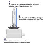 Sinoparcel D1S Xenon HID Headlights Bulb - 8000K 35W High Low Beam 66144 66140 85140 85415 Replacement Bulb - Pack of 2