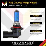 9006 9005 Halogen Headlight Bulbs: High Performance High & Low Beam Combo, 5000K Super Bright White Light, 55 Watt, HB3 HB4 Halogen Head Lamp Replacement for Automotive Car (Contain 4 Bulbs)