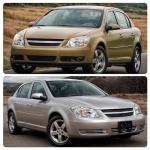 DWVO Headlight Assembly Compatible with 05-10 Chevy Cobalt/05-06 Pursuit/07-09 Pontiac G5 Chrome Housing Amber Reflector Driver and Passenger Side