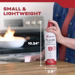 Kidde Flame Out Fire Fighting Spray, 17.6 oz, for Home Use, Kitchens, Dorms, Apartments