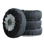 Faddare Truck Trailer Universal Spare Tire Cover, 1/2/4pcs Storage Bags Tyre Spare Cover Lightweight Tire Case Durable Wheel Protection Cover(Size:80 * 47cm, 1pc)