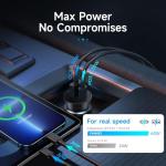 Faninso 60W Car Charger USB C Fast Charge, Aluminum Dual Port Cigarette Lighter Adapter, Car Phone Charger for iPhone 16/15/14 Pro Max Plus, iPad, Samsung Galaxy S24/S23/S22 & More