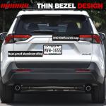 2 Pack Matte Black License Plate Frames with 2 Holes, Thick-Coated Rust-Proof Aluminum Metal License Plate Holder, Includes Screw Accessories, Universal Car License Plate Cover for Man