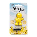 Little Joe 96402 Vanilla Scent, Car Air Freshener, Clips to A/C Air Vent, Alcohol-Free Fragrance Oil, Non-Hazardous and Non-Toxic Plastic, Set of 1
