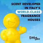 Little Joe 96402 Vanilla Scent, Car Air Freshener, Clips to A/C Air Vent, Alcohol-Free Fragrance Oil, Non-Hazardous and Non-Toxic Plastic, Set of 1