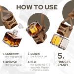 Vilicci Tobacco Vanilla Car Air Freshener – Premium Auto Perfume & Car Diffuser | Sophisticated & Timeless Scent | Long-Lasting Up to 120 Days | Odor Eliminating | Vegan, Cruelty-Free Car Perfume