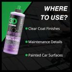3D Speed All-In-One Polish & Wax – Scratch & Swirl Remover, Clear Coat Safe Paint Sealant – High Gloss Finish, Easy Application – 16oz – Made in USA