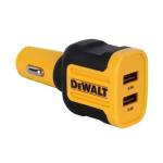 DEWALT Heavy Duty 24W USB Car Charger Adapter, Cigarette Lighter Adapter USBA Charger, Fast Charging Car Lighter USB Adapters, Cell Phone Automobile Chargers for iPhone, Samsung Galaxy, iPad