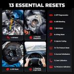 TOPDON TopScan Pro, OBD2 Scanner Bluetooth for iOS & Android, Diagnostic Scan Tool for All Cars, Car Code Reader with Reset Scanner, 13+ Reset Service, 2024 Upgraded Version of Topscan Lite