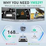 AMTIFO OBD2 Scanner Bluetooth Diagnostic Tool - iOS/Android Compatible, Real-Time Data, Battery Tester, Plug and Play, Emissions Readiness for Car Owners & Mechanics(Army Green)