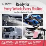 Nanoskin CHERRY SUDS Foaming Car Wash Concentrated Shampoo 5 Gallons for Foam Cannons, Foam Guns, Bucket Washes | Pressure Washer Safe, Cherry-Scented Soap | Ideal for Cars, Trucks, Motorcycles, RVs