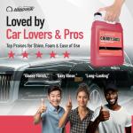 Nanoskin CHERRY SUDS Foaming Car Wash Concentrated Shampoo 5 Gallons for Foam Cannons, Foam Guns, Bucket Washes | Pressure Washer Safe, Cherry-Scented Soap | Ideal for Cars, Trucks, Motorcycles, RVs