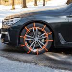 10 PCS Adjustable Anti-Slip Tire Zip Ties for Snow Chains | Universal Winter Car Truck SUV Traction Grips | Emergency Mud Survival Multi-Function Security Cable Belts – Orange