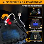 TheHitDeal Emergency Warning Triangle - LED Light, Water-Resistant, Shockproof & Portable